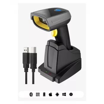 inateck Barcodescanner 52 Juoda [BCST-52_Juoda]