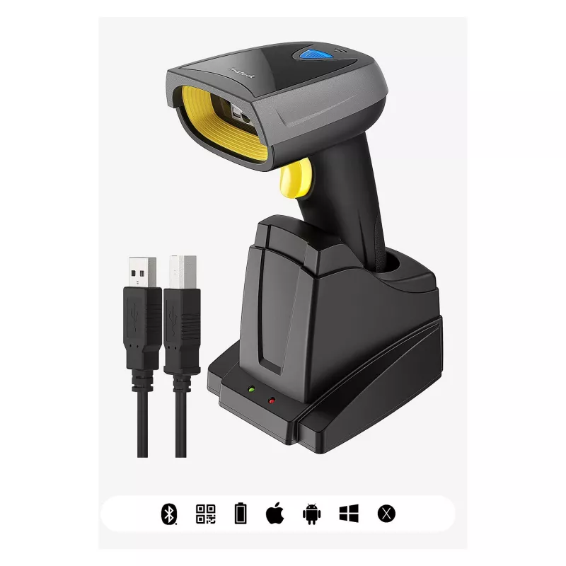 inateck Barcodescanner 52 Juoda [BCST-52_Juoda]
