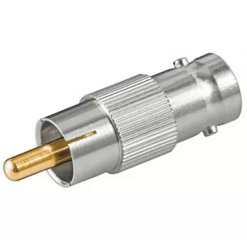 „Microconnect“ adapteris-laido jungčių adapteris BNCRCAADAPTOR RCA BNC, sidabrinis