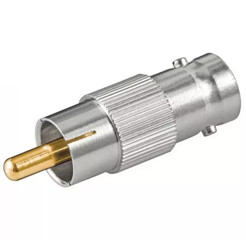 „Microconnect“ adapteris-laido jungčių adapteris BNCRCAADAPTOR RCA BNC, sidabrinis