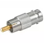„Microconnect“ adapteris-laido jungčių adapteris BNCRCAADAPTOR RCA BNC, sidabrinis