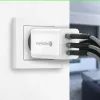 Maitinimo įkroviklis everActive SQ-655Q 65W, 1×USB-A + 2×USB-C greitasis įkrovimas