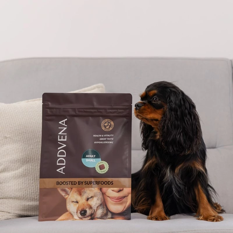 ADDVENA Boosted by superfoods Adult Small Beef - sausas šunų maistas - 2,5kg
