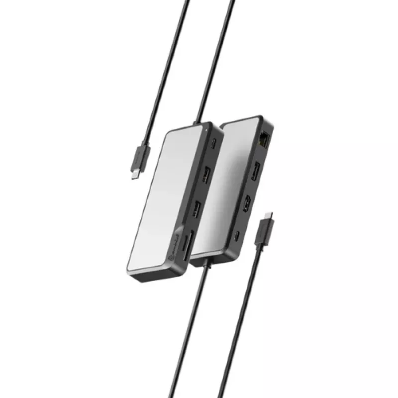 ALOGIC Fusion Pro AXIS USB-C dviejų ekranų dokas Wired USB 3.2 Gen 1 100W galios tiekimas
