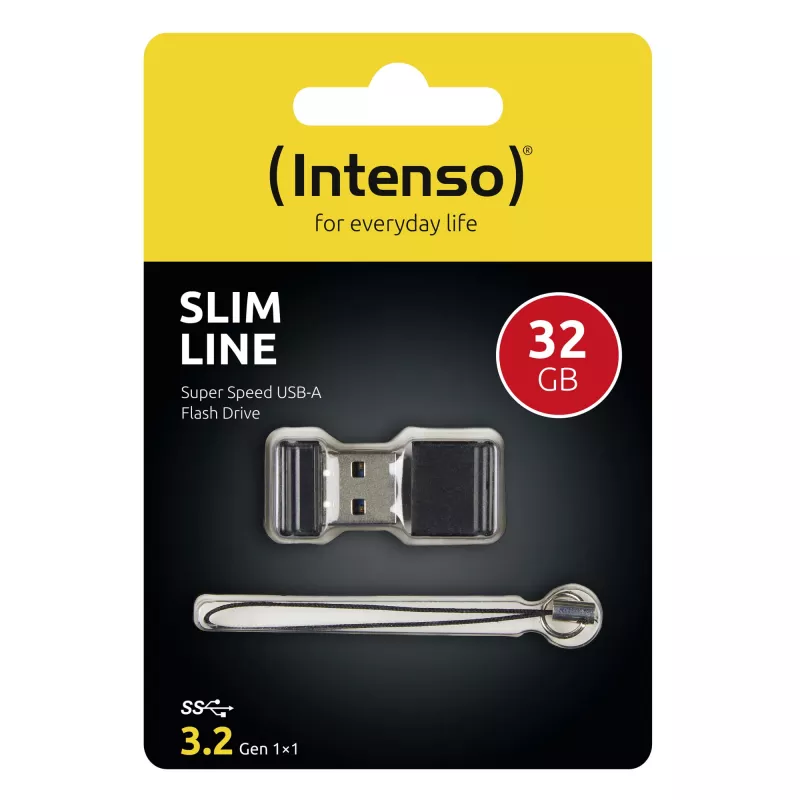 USB atmintinė Intenso 32 GB USB Type-A 3.2 Gen 1 juoda