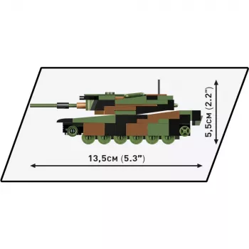 Statybinis rinkinys COBI K2 Juoda Panther, ginkluotųjų pajėgų tema, 160 detalių, amžius 6+ (juoda/ruda/žalia)
