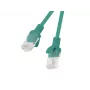 komutacinis kabelis LANBERG PCU6-20CC-0050-G RJ45 Cat.6 0,5 m U/UTP CCA 24 AWG žalias