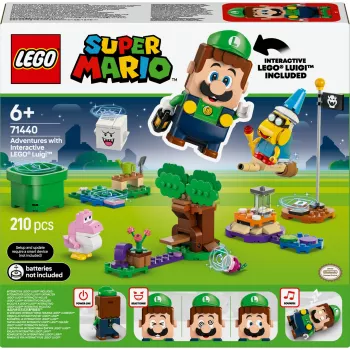 Konstruktorius LEGO 71440 Super Mario Interaktyvi LEGO Luigi figūrėlė, rinkinys