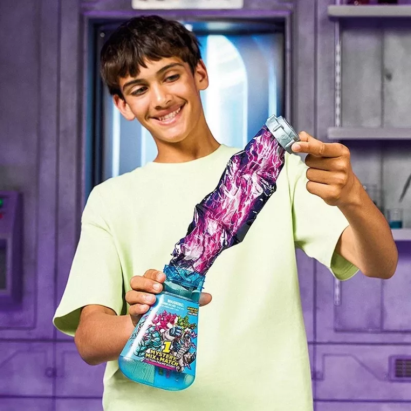 Cobi Mr Beast Lab Hybrids figūrėlių rinkinys — kolekcionuojami veiksmo figūrėlės