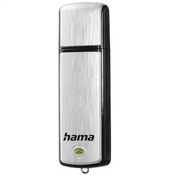 Hama Fancy USB atmintinė 64 GB USB Type-A 2.0 juoda, sidabrinė