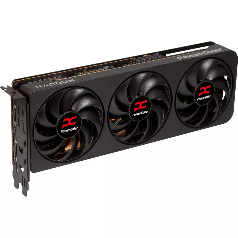 Vaizdo plokštė GaliaSpalva Radeon RX 9070 XT 16 GB GDDR6, PCIe x16 5.0, 256-bit, 289 mm, 3 ventiliatorių