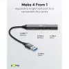Goobay plonas 4-Port USB-Hub, USB-A auf USB-C™/USB-A, USB 3.2 (74458)