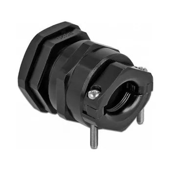 Kabelio riebokšlis DeLOCK 60361 juodas metalas plastikas