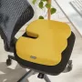 Leitz Ergo Cosy sėdimosios pagalvėlė, Pagalvėlė sėdėjimui, Universali, Geltona, Pleišto formos, Vienos spalvos, Užtrauktukas