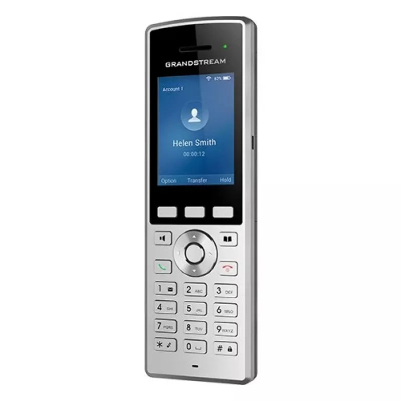 Grandstream Networks WP822 IP telefonas juodas, sidabrinis 2 linijos LCD Wi-Fi