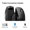 Pelė Keychron M6 Dešiniarankė Universali — Optinė, RF Belaidė + Bluetooth + USB-C, 30000 DPI, Juoda
