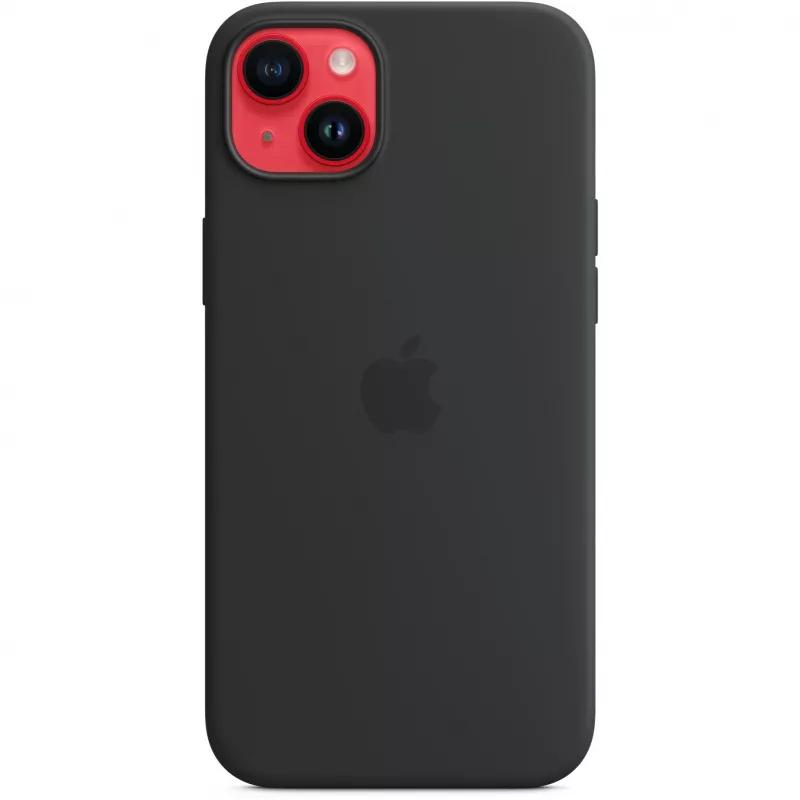 Apple iPhone 14 Plus silikoninis dėklas su MagSafe – Midnight