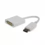 Vaizdo kabelio adapteris GEMBIRD DisplayPort į DVI 0,1 m, baltas