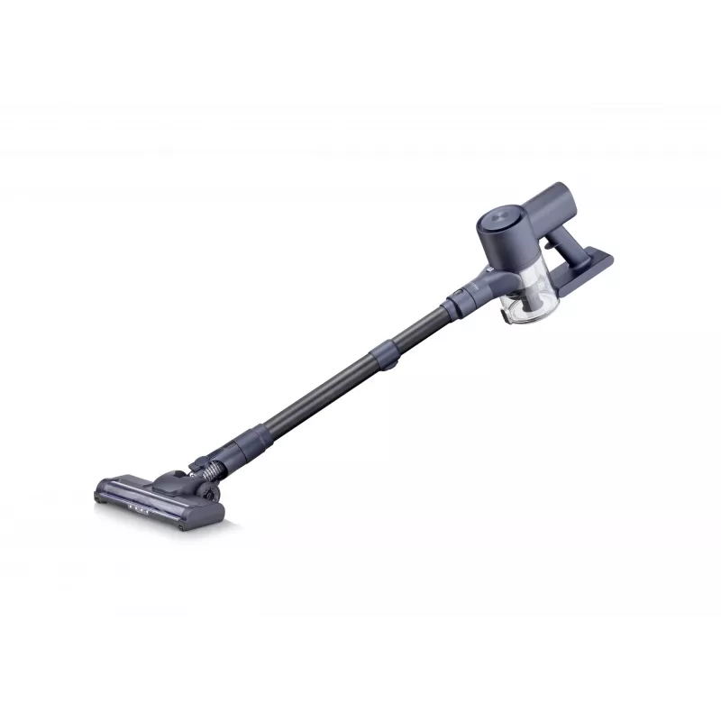 Stick vacuum SEVERIN HV 7178 — belaidis Li‑Ion 2.2 Ah, 130 W, beciklis 0.5 L, mėlynas metalikas
