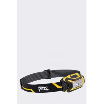 Priekinis žibintuvėlis Petzl Aria 1R juodas geltonas įkraunamas lengvas, modelis E069CA00