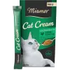 Drėgnas kačių skanėstas Miamor Cat Cream su vištiena ir daržovėmis, pastos paketėliai 5×15 g, be glitimo, be cukraus