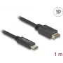 DeLOCK USB kabelis USB Type-E Key A 20 kontaktų kištukas į USB Type-C kištuką 1 m