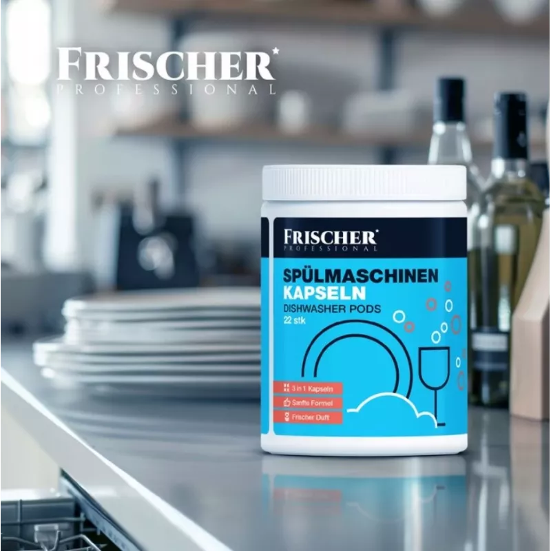 Frischer 3-in-1 indaplovės kapsulės, 52 vnt.