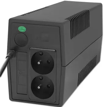 Qoltec 53774 nepertraukiamo maitinimo šaltinis (UPS) Line-Interactive 1 kVA 600 W 1 AC lizdas