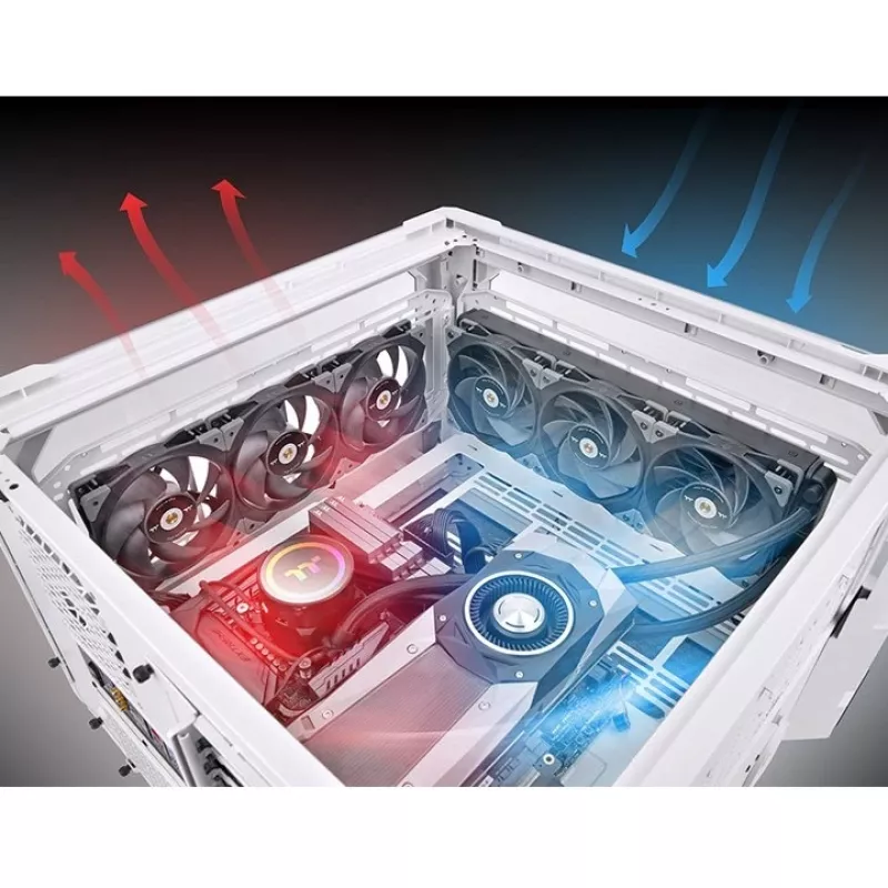 Thermaltake SWAFAN GT12 120mm korpuso ventiliatorius - juodas