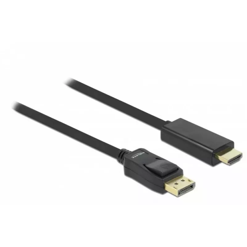 Delock Kabel DisplayPort 1.1 Stecker > High Speed HDMI-A Stecker Passiv 3 m schwarz (82435)
