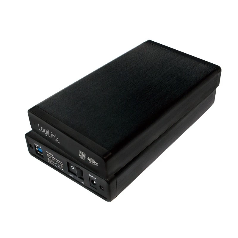 HDD korpusas LogiLink UA0284 Juodas 3,5 colio