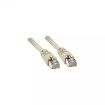 Wentronic Goobay - komutacinis kabelis - RJ-45 (V) į RJ-45 (V) - 7,5 m - SF/UTP - CAT 5e - Formuotas, be užkabų - Pilka