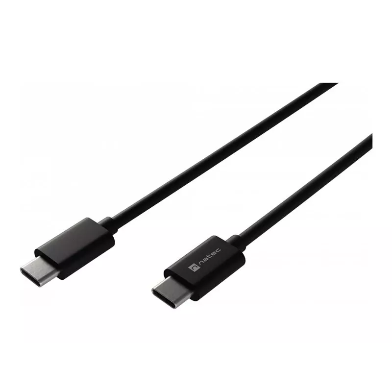 USB-C į USB-C kabelis NATEC NKA-2146, 1 m, juodas