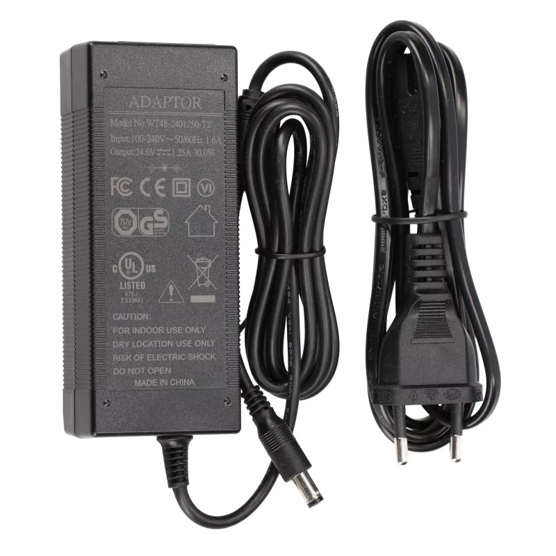 Maitinimo adapteris Extralink PS-24V30W — 24 V nuolatinė srovė, 30 W išvestis