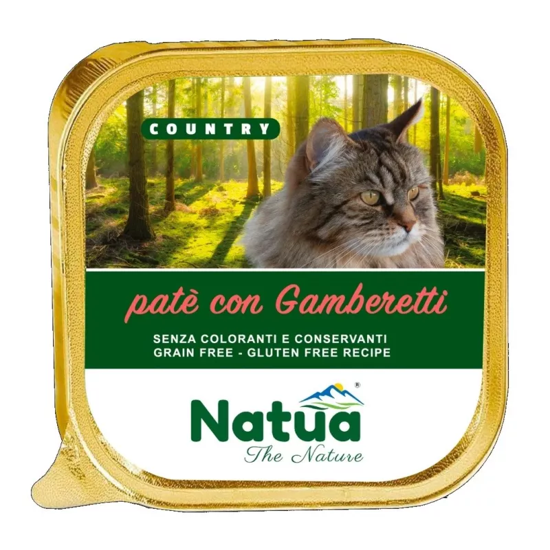 NATUA Country Shrimp - šlapias kačių maistas - 100 g