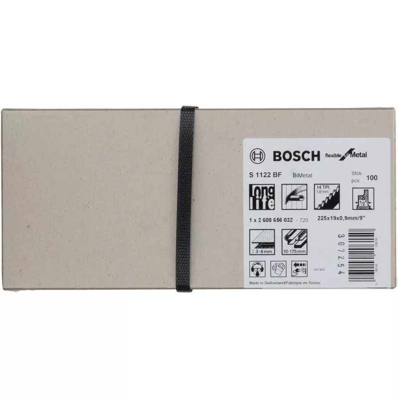 Bosch S 1122 BF, vamzdis, profilis, storas lakštinis metalas, 1.8 mm