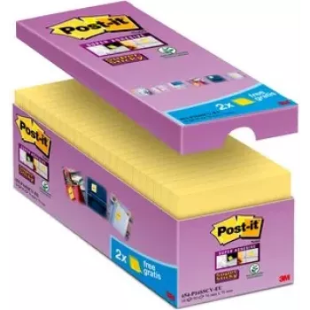 3M Post-it lipniosios pastabos kvadratinės geltonos 90 lapelių (65416SYP)