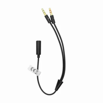Sbox 35F-2X35M/R 3.5 mm lizdas, 4 kontaktų - 2 x 3.5 mm kištukas, 3 kontaktų 0.2 m