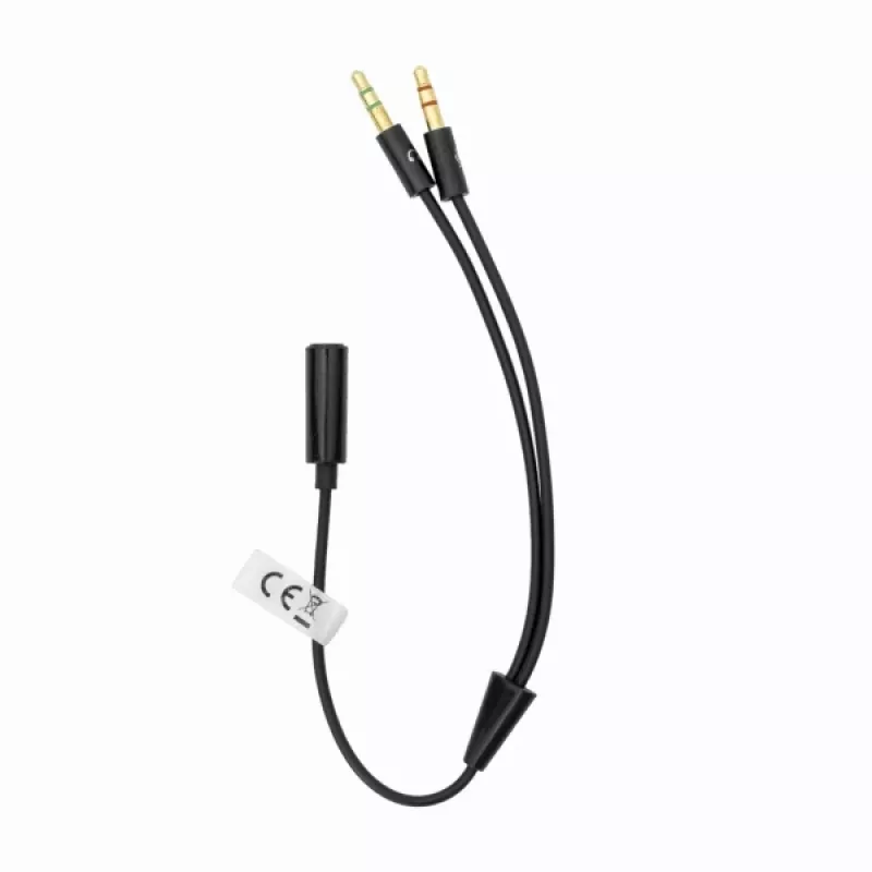 Sbox 35F-2X35M/R 3.5 mm lizdas, 4 kontaktų - 2 x 3.5 mm kištukas, 3 kontaktų 0.2 m