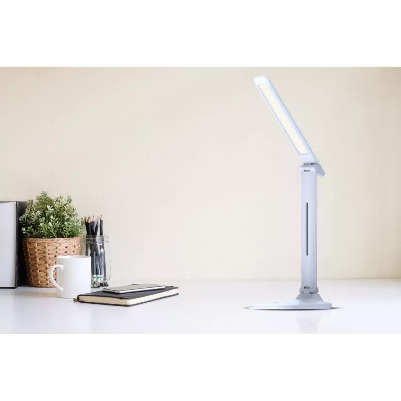 Stalinė lempa Hawk HW-LAMP01 balta LED reguliuojamo ryškumo, reguliuojama rankena