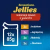 Purina Felix Sensations Mix šlapias kačių ėdalas, 12 x 85 g, kalakutiena, skumbrė, ėriena, silkė