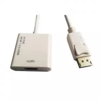 ROLINE DisplayPort-HDMI adapteris - Aktyvus - v1.2 - DP kištukas-HDMI lizdas - Balta - 0,15 mm (0,00591) - DisplayPort kištukas - HDMI A tipo - DisplayPort versija 1.2 - Aktyvus (12.03.3160)