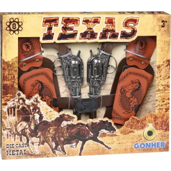 Gonher Coffret Texas Revolver 8 šovinių (234/0)