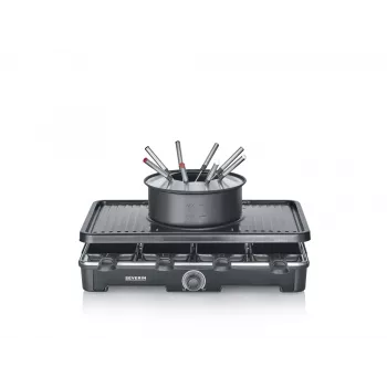 Raclette Grill Severin RG 2347 8 asmenims 1400 W juoda