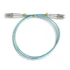 Qoltec - šviesolaidinis jungiamasis kabelis - LC/UPC Multimode (M) į LC/UPC Multimode (M) - 1 m - šviesolaidis - Duplex - 50/125 mikronų - OM3 - be halogenų