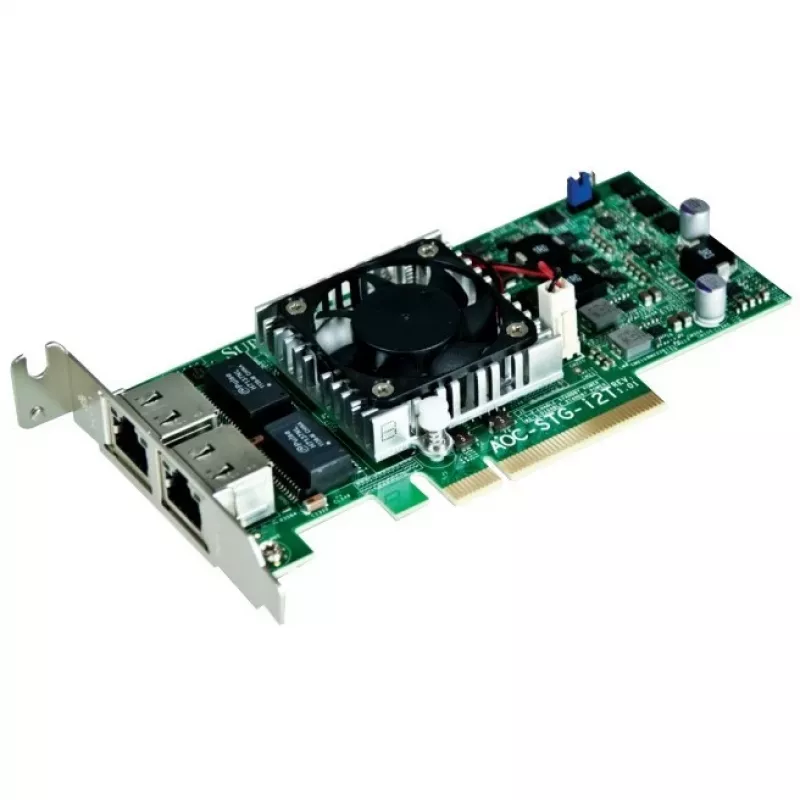 INTG 10Gb 2xRJ45 SUPERMICRO AOC-STG-I2T | Intel X540; PCIeX8; LP