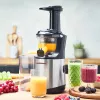 Lėto spaudimo sulčiaspaudė Gastroback Advanced Vital 40145 juoda, nerūdijančio plieno