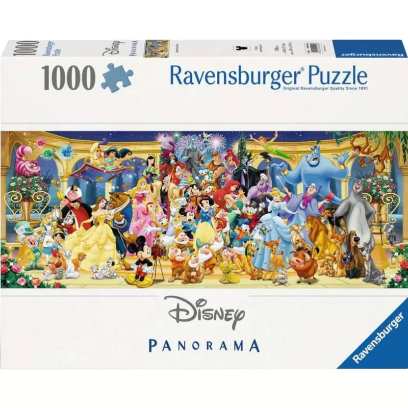 Dėlionė Panorama - Disney grupinė nuotrauka (1000 dalių)