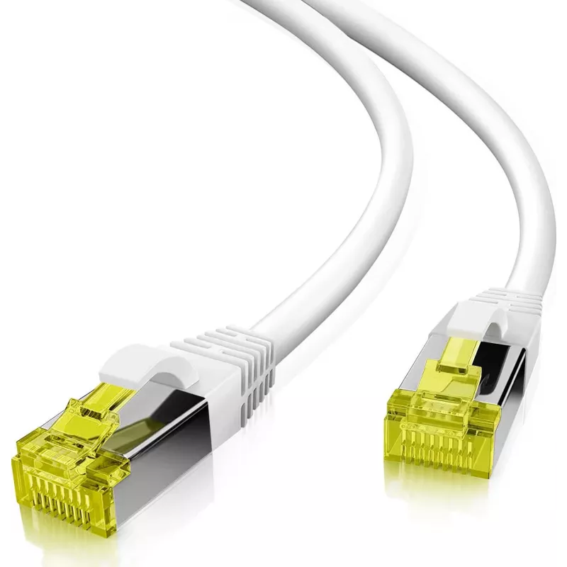 Tinklo kabelis Helos 263815 Baltas 2m Cat6a S/FTP
