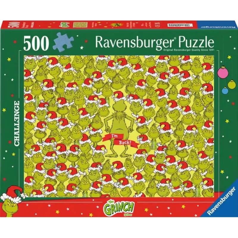 Galvosūkis „Merry Grinchmas Challenge“ (500 dalių)